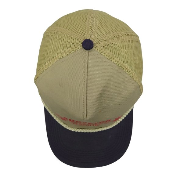 Vintage Otto Surveyor Hayes Instrument Mesh Rope Braid Snapback Cap Trucker Hat - Picture 6 of 13